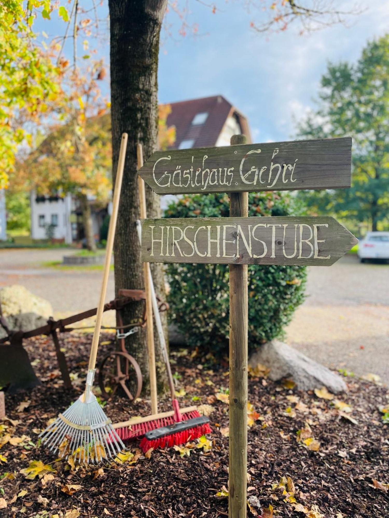 Gasthaus Hirschenstube & Gaestehaus Gehri Waldkirch Eksteriør billede